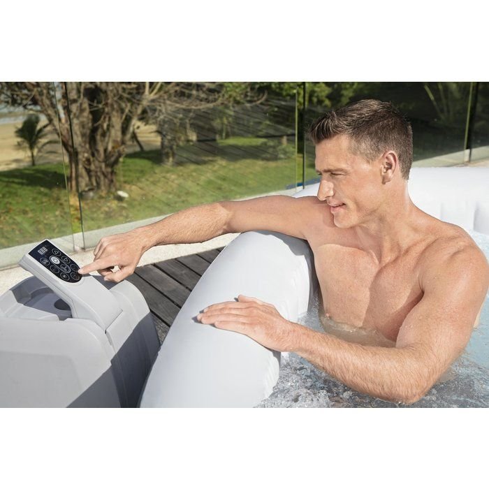 Spa gonflable carré 6 places – Ibiza Airjet – Bestway - illustration 2